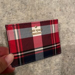 Kate spade card wallet lingonberr